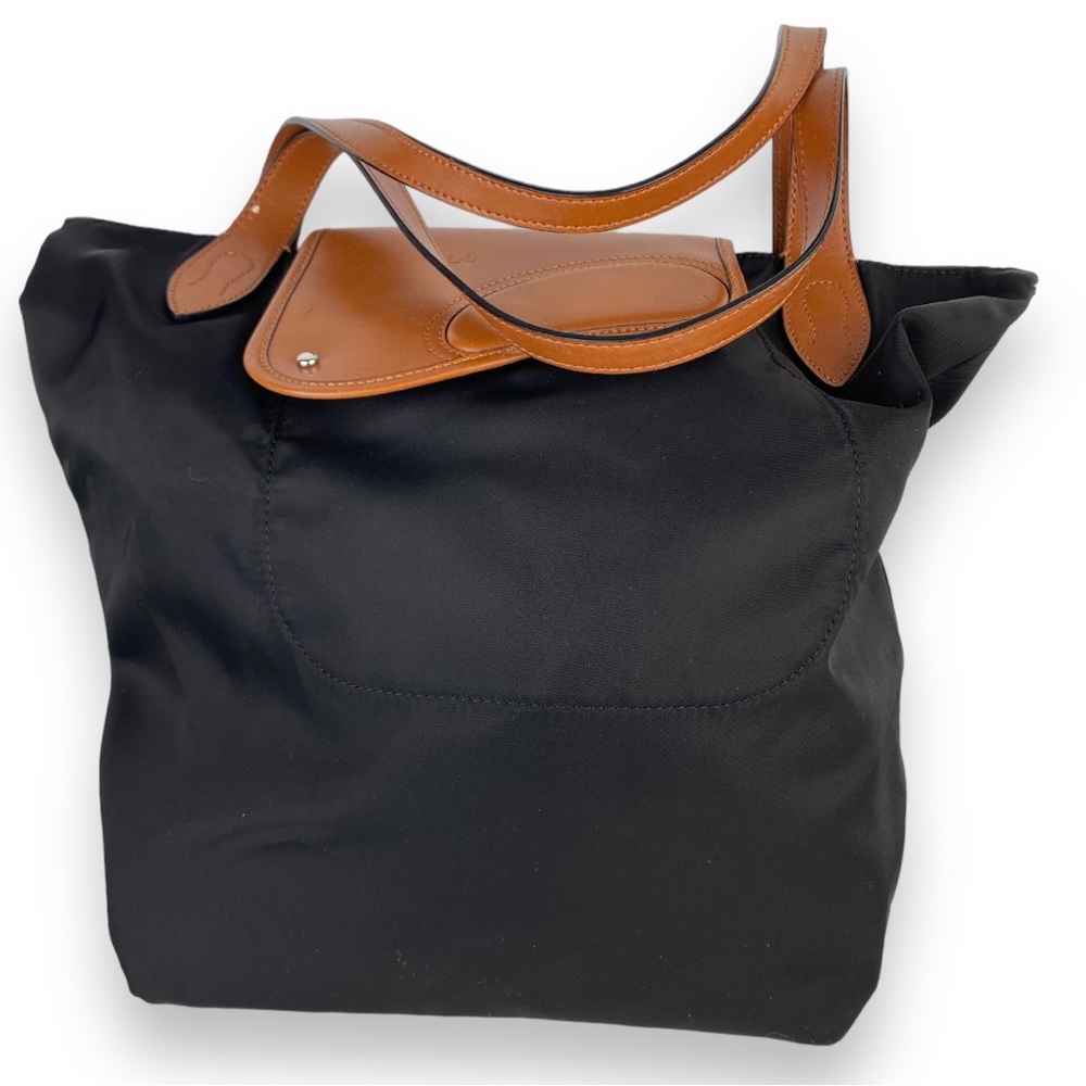 Lauren Ralph Lauren Black and Tan Tote Bag